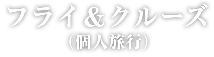 フライ&クルーズ(個人旅行)