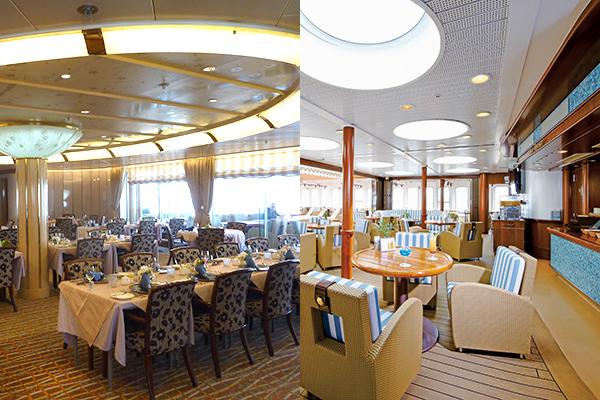 魅力的な船内 魅力的な船内