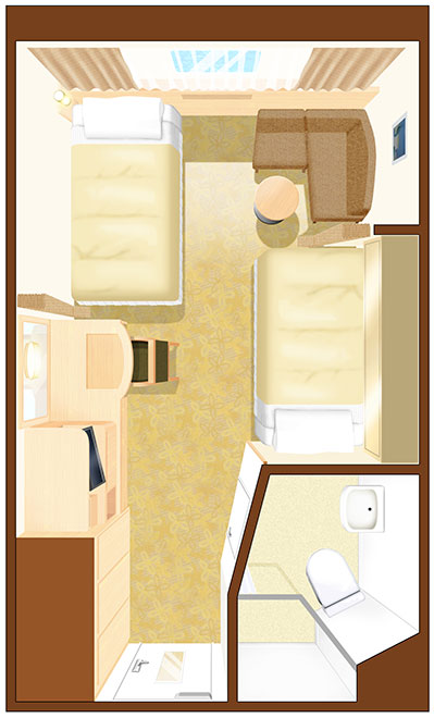 コンフォートステートルーム平面図