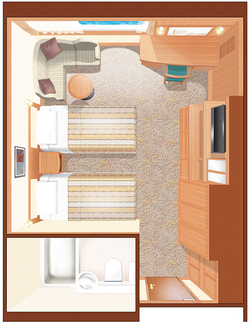 デラックスツイン平面図