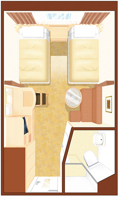 スーペリアステートルーム平面図